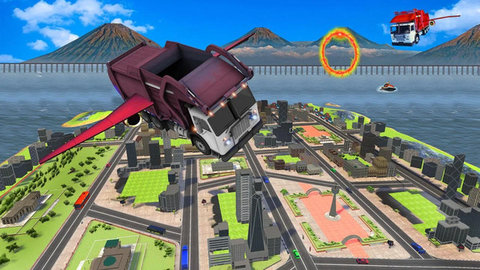 飞行垃圾车模拟驾驶官方图片2