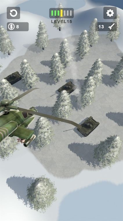 直升机冲击冒险游戏图1