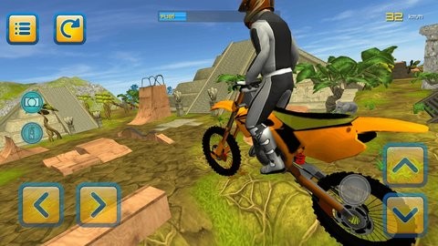 森林摩托车跳跃游戏图片1