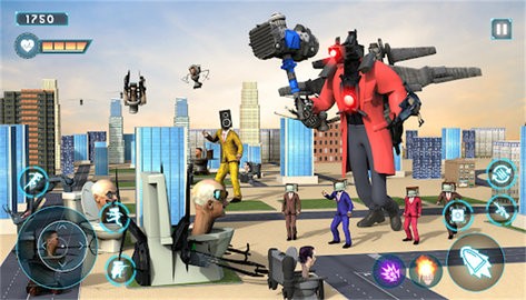 马桶人城市英雄3D游戏图片2