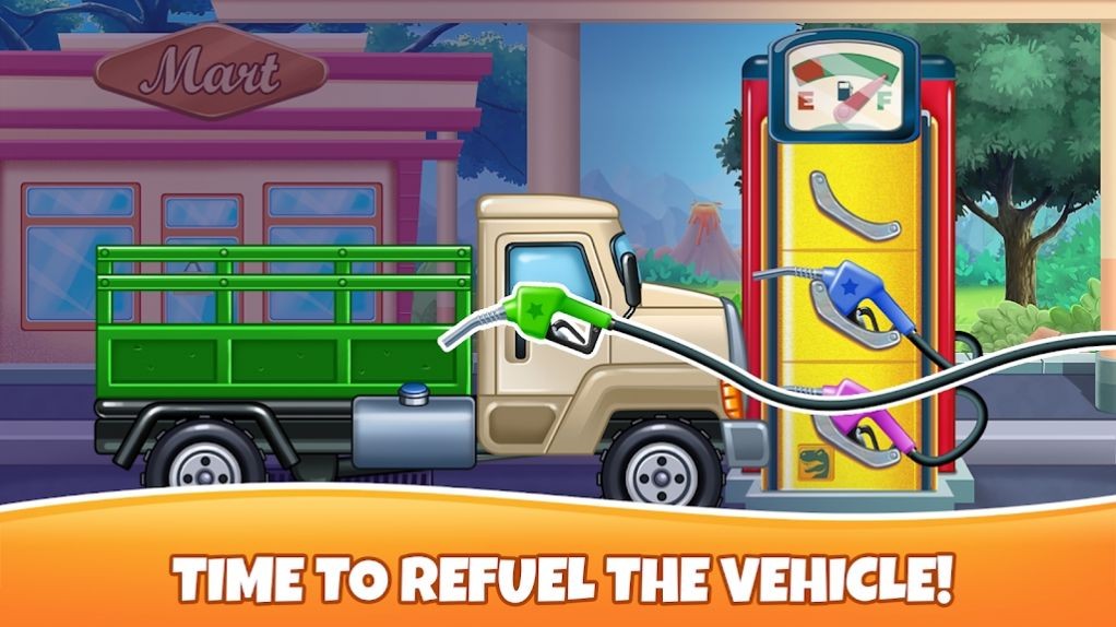 儿童卡车和恐龙游戏图片2