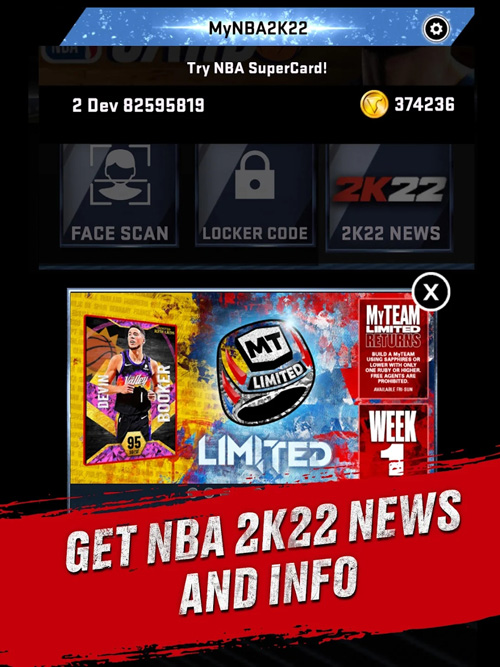 NBA2K22手游免费中文版图2