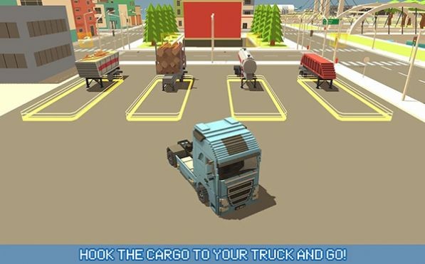 像素卡车城市运输游戏图片2