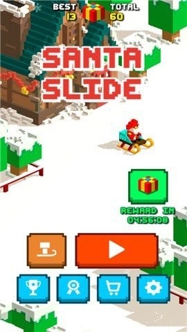 像素滑轮车圣诞游戏图片2