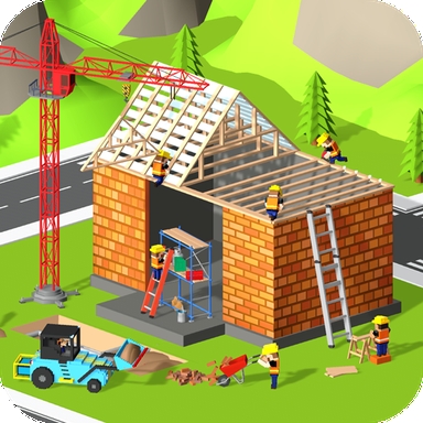 模拟挖掘机建房子游戏